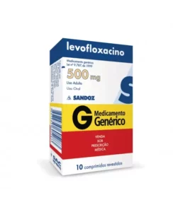 LEVOFLOXACINO 500MG 10COM RET* SANDOZ