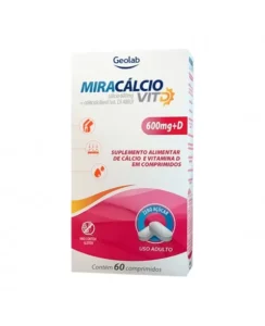 MIRACALCIO VIT D 600MG 60COM GEOLAB