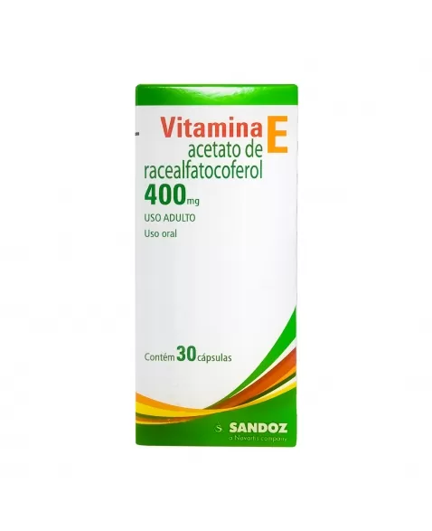 VITAMINA E 400MG 30CAPS SANDOZ