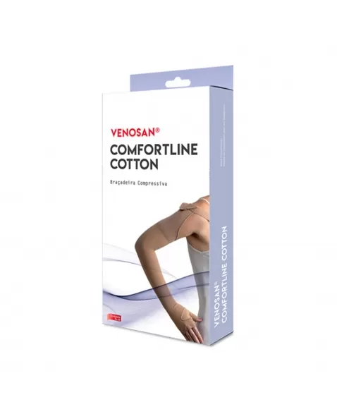 BRAÇADEIRA 30/40 COMFORTLINE COTTON CURTA COM POLEGAR P VENOSAN