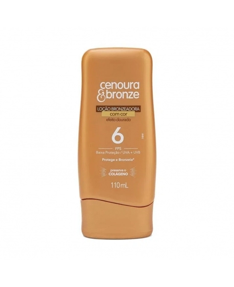 BRONZEADOR CORPORAL EFEITO DOURADO FPS06 110ML CENOURA E BRONZE COTY