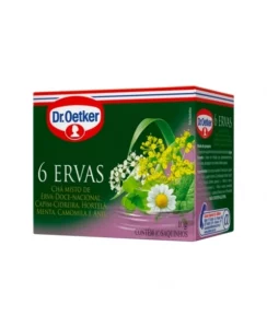 CHÁ 6 ERVAS 10G C/10 SACHÊS DR.OETKER