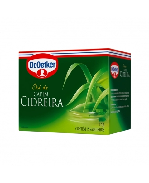 CHÁ CAPIM CIDREIRA 15G C/15 SACHÊS DR.OETKER