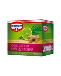 CHÁ CIDREIRA, LIMÃO E GENGIBRE 10G C/10 SACHÊS DR.OETKER