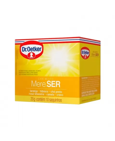 CHÁ MERE.SER 20G C/10 SACHÊS DR.OETKER