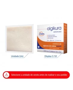 CURATIVO ADVANCED ALGINATO DE CÁLCIO 10X10CM CREMER