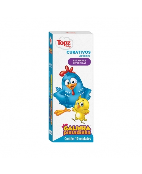 CURATIVO GALINHA PINTADINHA C/10 TOPZ BABY