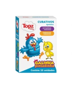 CURATIVOS VARIADOS GALINHA PINTADINHA C/25 TOPZ BABY