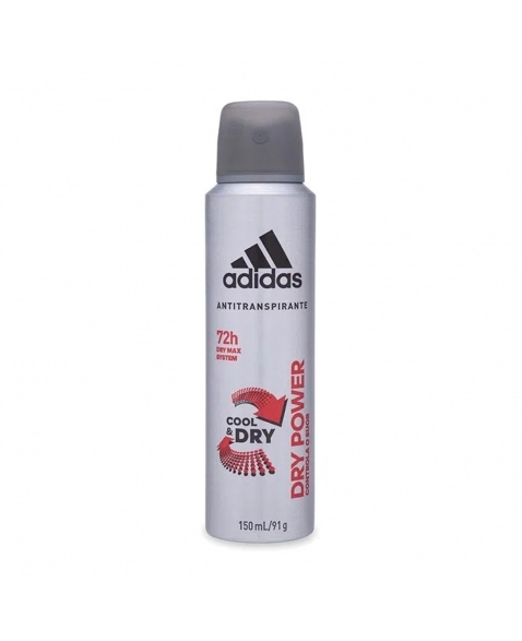 DESODORANTE AEROSSOL MASCULINO ADIDAS DRYPOWER 150ML COTY