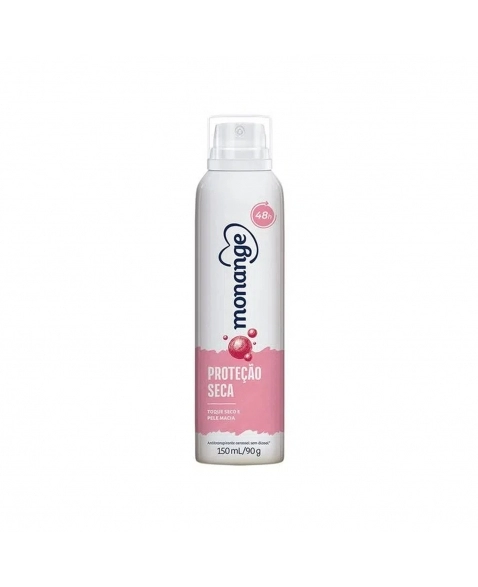 DESODORANTE AEROSSOL MONANGE PROTEÇÃO SECA 48H 150ML COTY