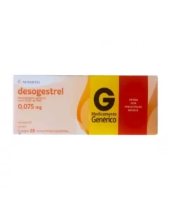 DESOGESTREL 0,075MG 28COM NOVARTIS