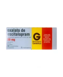 ESCITALOPRAM 20MG 30COM C1* NOVARTIS