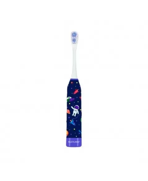 ESCOVA DENTAL ELÉTRICA INFANTIL ASTRONAUTA + 1 REFIL MULTI