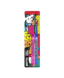 ESCOVA DENTAL UNIC ROMERO BRITTO ULTRAMACIA C/2 DENTALCLEAN