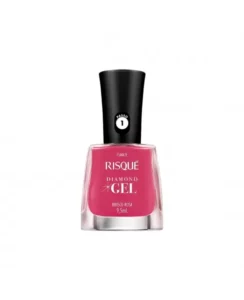 ESMALTE RISQUÉ DIAMOND GEL HIBISCO ROSA 9,5ML COTY