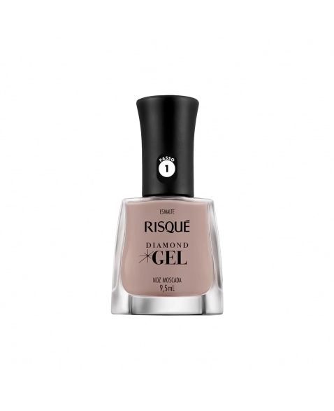 ESMALTE RISQUÉ DIAMOND GEL NOZ MOSCADA 9,5ML COTY