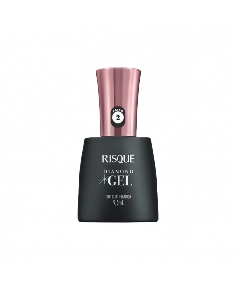 ESMALTE RISQUÉ DIAMOND GEL TOP COAT FIXADOR 9,5ML COTY