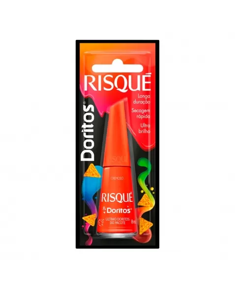 ESMALTE RISQUÉ DORITOS CREMOSO ÚLTIMO DORITOS DO PACOTE BLISTER COTY