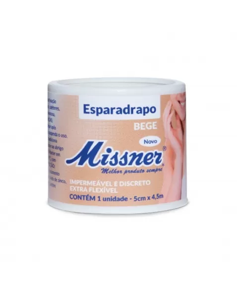 ESPARADRAPO IMPERMEÁVEL BEGE 5.0CMX4.5M MISSNER