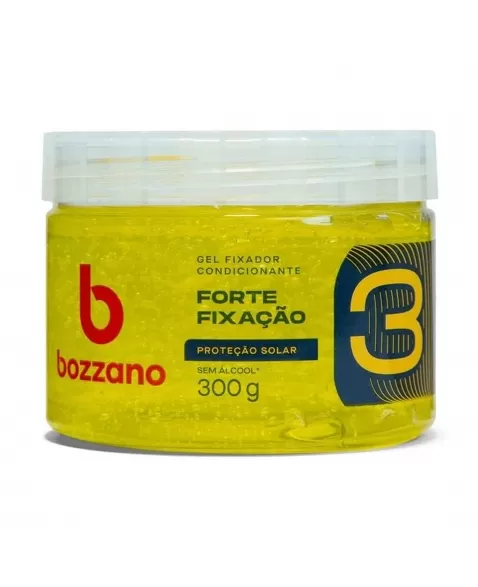 GEL FIXADOR CONDICIONADOR PROTEÇÃO SOLAR FIXAÇÃO FORTE 300G BOZZANO COTY