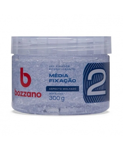 GEL FIXADOR CONDICIONANTE FIXAÇÃO MÉDIA 300G BOZZANO COTY