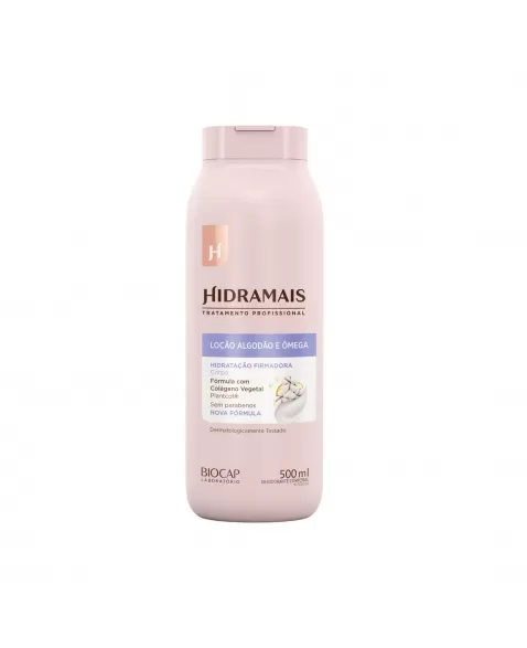 LOÇÃO HIDRATANTE ALGODÃO E ÔMEGA 500ML HIDRAMAIS