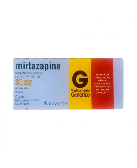 MIRTAZAPINA 30MG 28COM C1* NOVARTIS