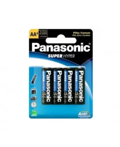 PILHA AA COMUM SUPER HYPER C/4 PANASONIC