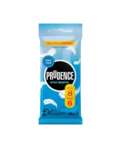 PRESERVATIVO LUBRIFICADO ULTRA SENSÍVEL LEVE 8 PAGUE 6 PRUDENCE