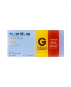 RISPERIDONA 1MG 30COM REVESTIDO C1* NOVARTIS