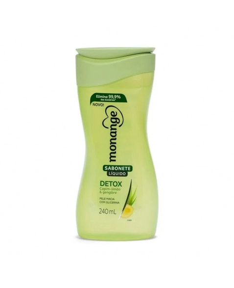 SABONETE LÍQUIDO DETOX 240ML MONANGE COTY