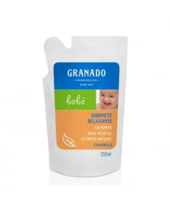 SABONETE LÍQUIDO GLICERINA BEBÊ CAMOMILA REFIL 250ML GRANADO