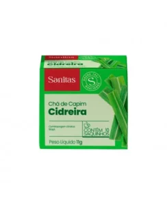 CHÁ SANITAS CIDREIRA 11G C/10 SACHÊS LIFAR