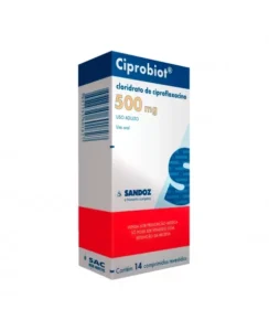 CIPROBIOT 500MG 14COM REVESTIDO RET* SANDOZ