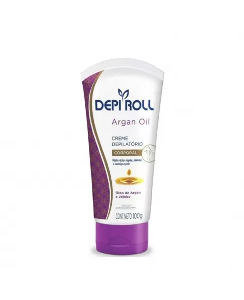 CREME DEPILATÓRIO CORPORAL ARGAN OIL 100G DEPIROLL