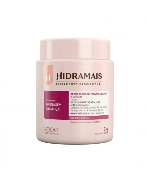 CREME MASSAGEM DRENAGEM LINFÁTICA 1KG HIDRAMAIS