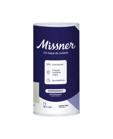 ESPARADRAPO IMPERMEÁVEL 10.0CMX4.5M MISSNER