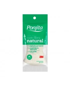 ESPONJA PONJITA BANHO FIBRA NATURAL 3M