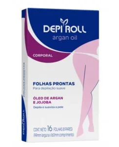 FOLHAS PRONTAS CORPORAL ARGAN OIL 8 PARES DEPIROLL