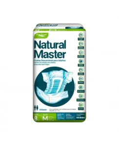 FRALDA DESCARTÁVEL NATURAL MASTER M C/09 EVER GREEN