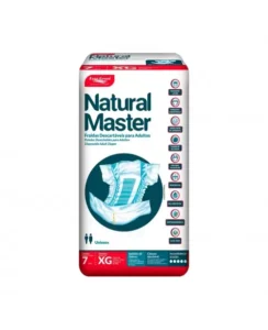 FRALDA DESCARTÁVEL NATURAL MASTER XG C/07 EVER GREEN