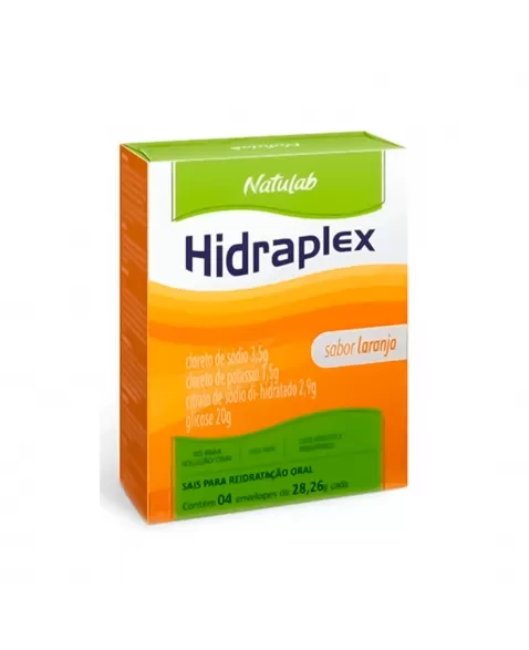 HIDRAPLEX LARANJA 4 ENVELOPES 28,26G NATULAB