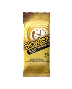 PRESERVATIVO LUBRIFICADO RETARDANTE C/6 BLOWTEX