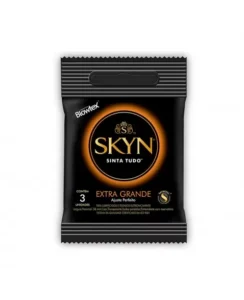 PRESERVATIVO LUBRIFICADO SKYN EXTRA GRANDE C/3 BLOWTEX