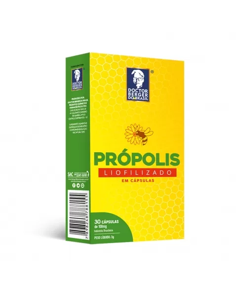 PRÓPOLIS LIOFILIZADO 100MG 30 CAPS DOCTOR