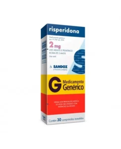 RISPERIDONA 2MG 30COM REVESTIDO C1* SANDOZ