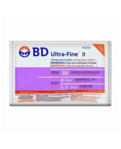 SERINGA INSULINA ULTRA-FINE 0.3ML/30U 8MMX0,30MM 328322 C/10 BD