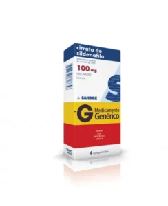 SILDENAFILA 100MG 4COM SANDOZ