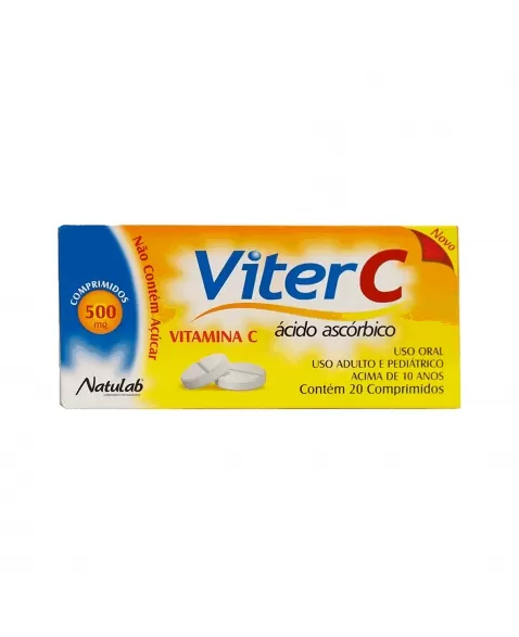 VITER C 500MG 20COM NATULAB