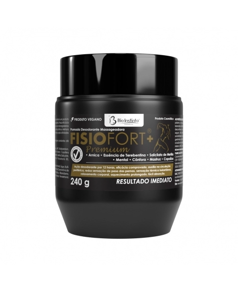 FISIOFORT+ PREMIUM POMADA POTE 240G BIO INSTINTO